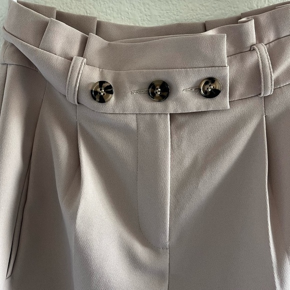 TOPSHOP | Emilie Paperbag Waist Tapered High Waist Trousers | Size 4 - Picture 9 of 11